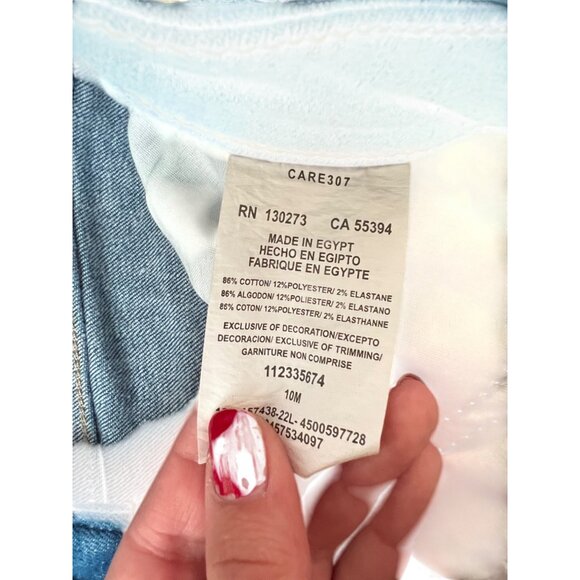 Lee Dark Blue Jean Denim Shorts Women's Size 10 - Picture 3 of 4